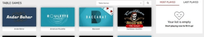 bovada juegos casino