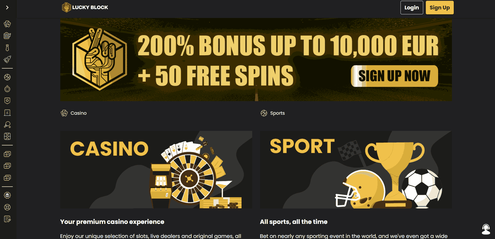 Ripple Casino / Lucky Block Casino