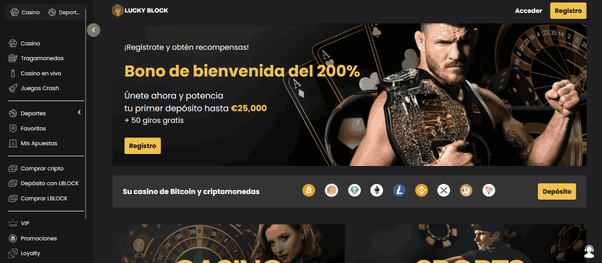 Ethereum casino Lucky Block