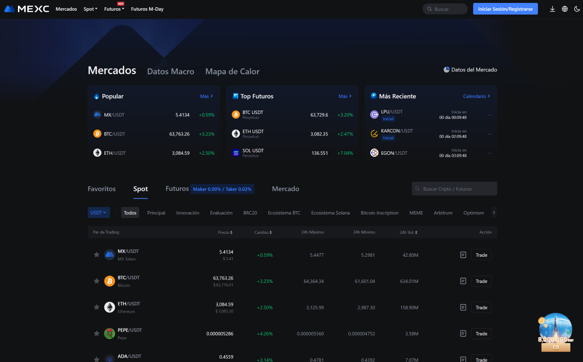 mexc trading