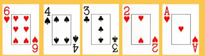 manos 'Ace to Five' poker