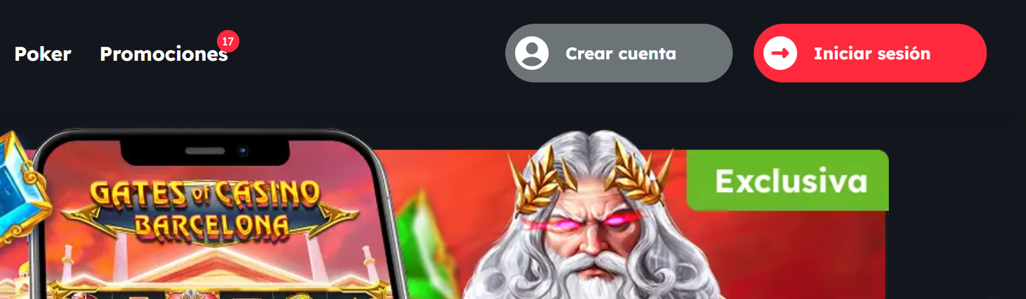 Detalla la página y da click en el botón de registro