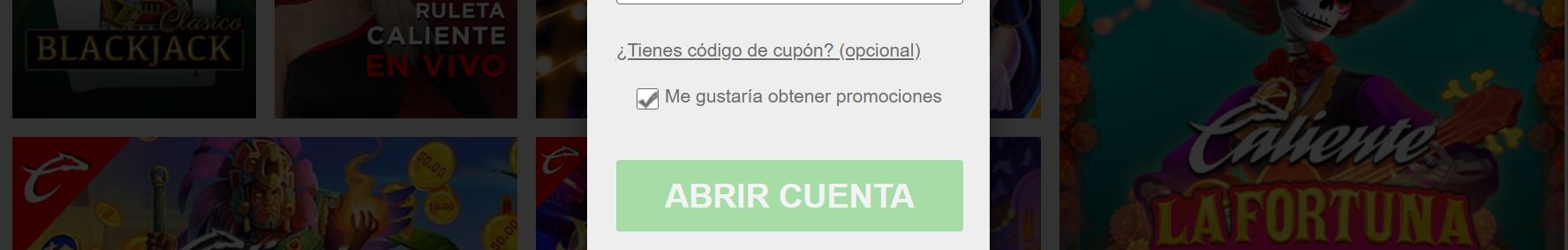 Abre tu cuenta