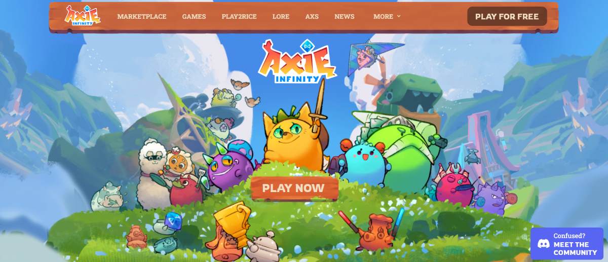 mejores criptomonedas del Metaverso Axie