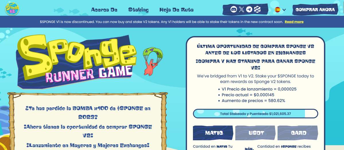 Sponge v2 llega con su versión mejorada