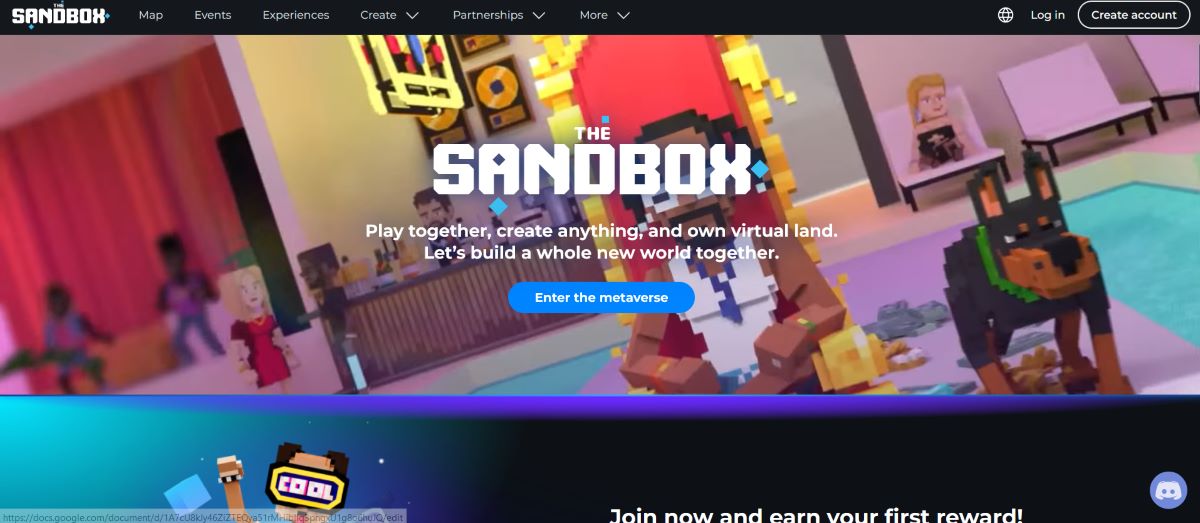 mejores criptomonedas del metaverso the sandbox
