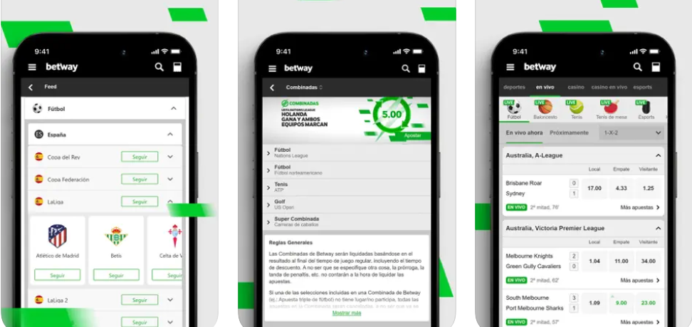 Cómo funciona la aplicación de Betway 