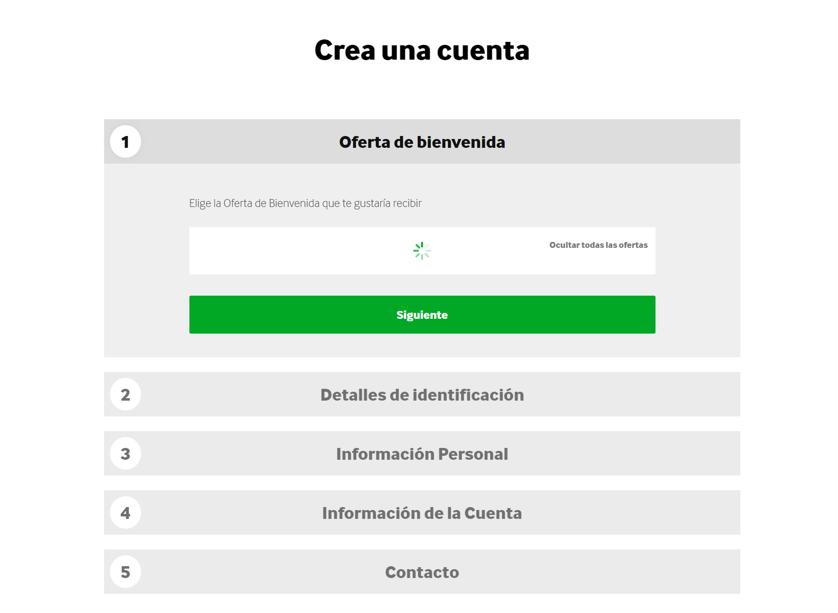 Regístrate y completa el formulario