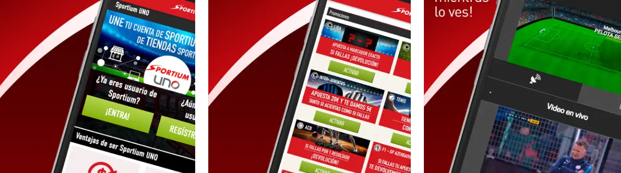 Cómo funciona la sportium app