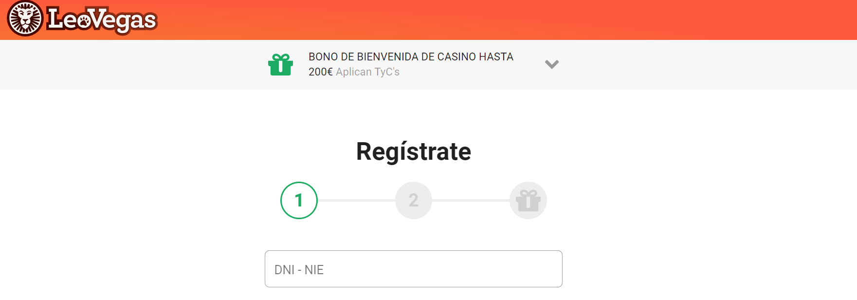 Regístrate en la plataforma