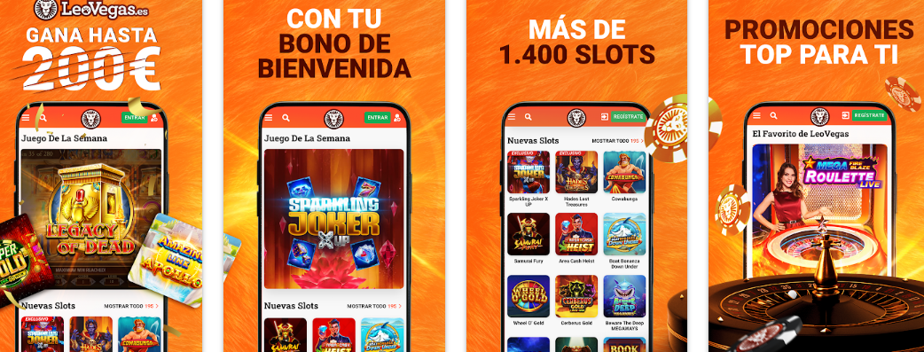 Cómo funciona la aplicación de LeoVegas
