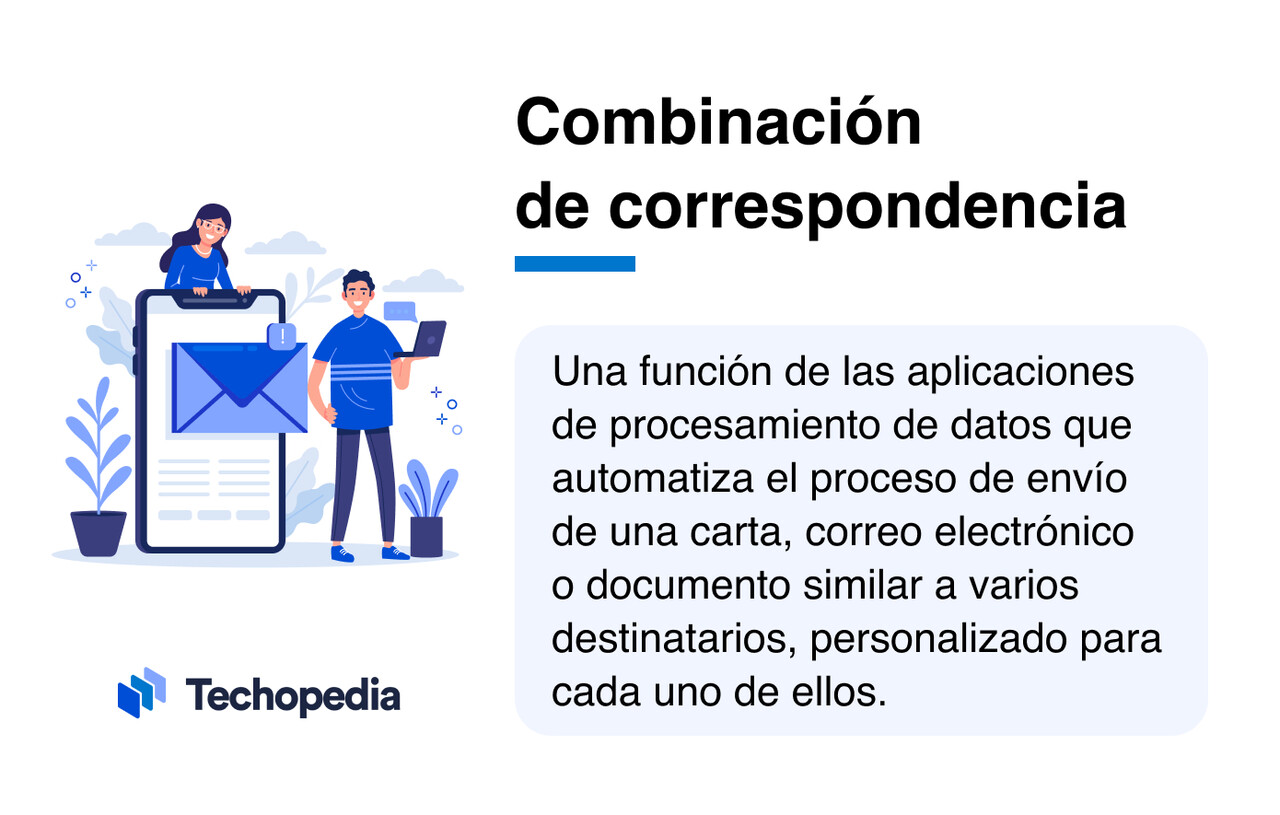 ¿Qué es la combinación de correspondencia en el email?