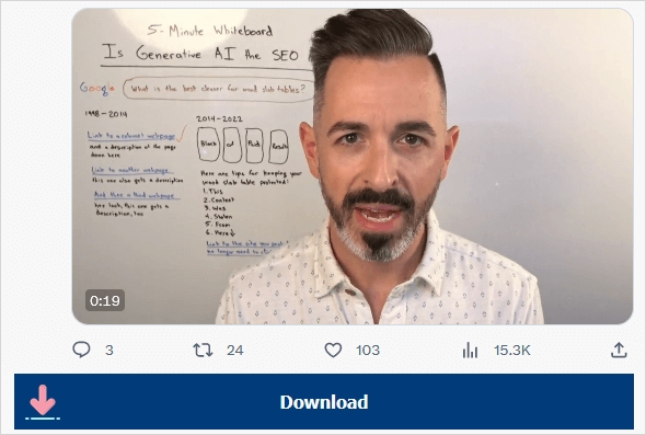 Cómo descargar videos de Twitter