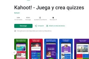 También puedes encontrar la app de Kahoot disponible en la Play Store (Techopedia_Play Store)