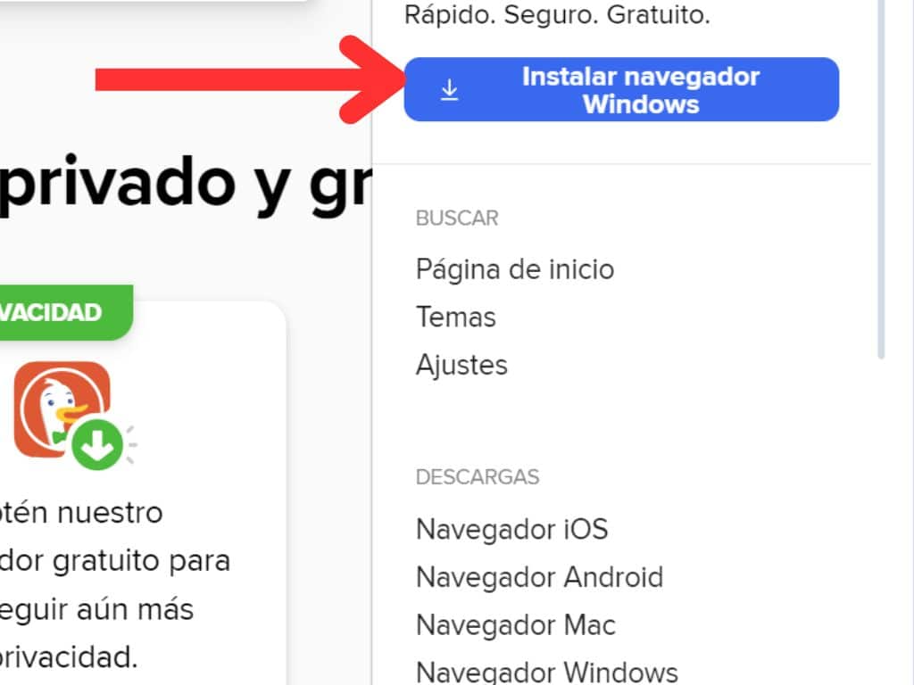 Entra a la página oficial de la herramienta