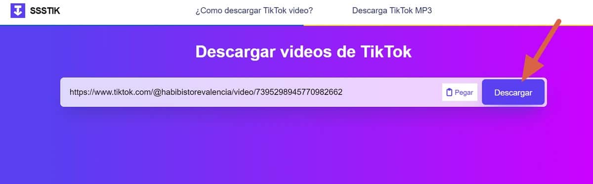 Empieza a descargar video de TikTok sin marca de agua