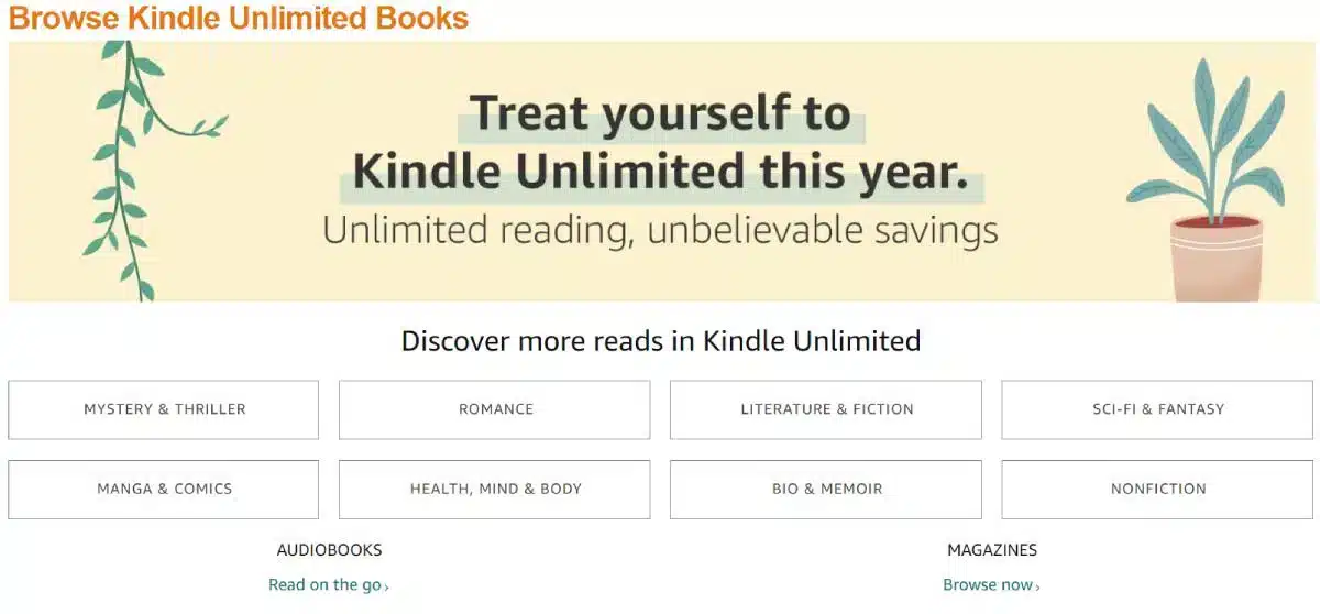 Kindle unlimited 