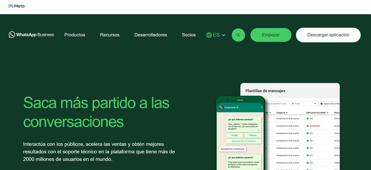 Para gestionar las comunicaciones con tus clientes, es bueno que utilices WhastApp Business web en tu ordenador (Techopedia WhataApp)