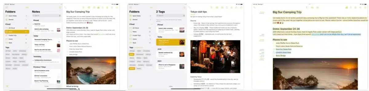 Captura Apple Notes 