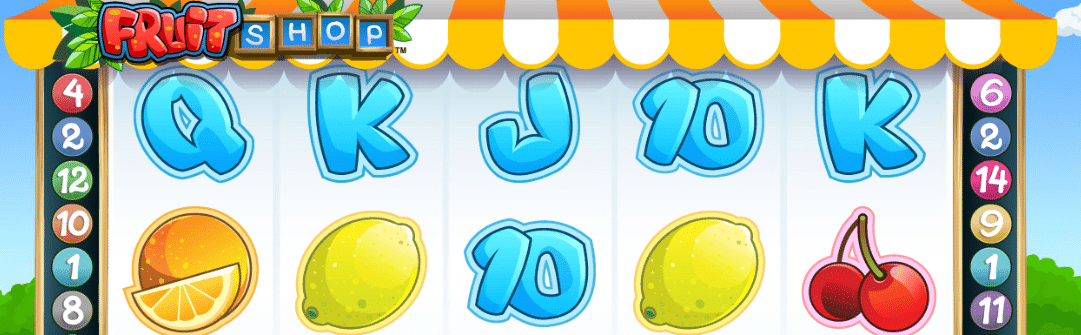 Gráficos, sonidos y animaciones de la tragaperras fruit shopt