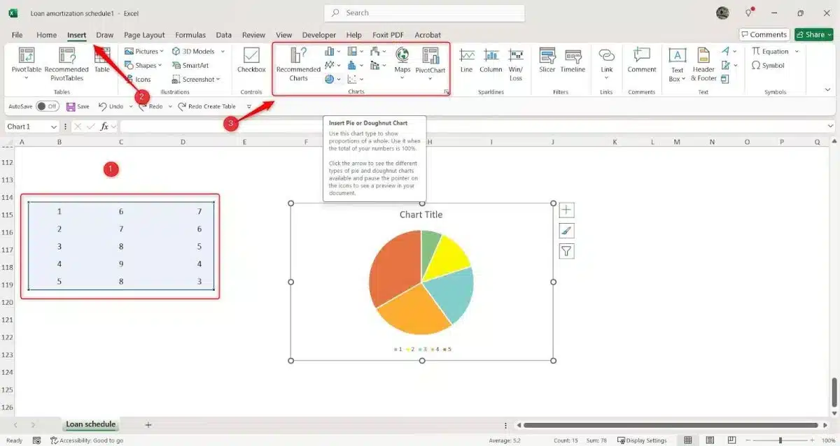 Diagramas y cuadros en Excel