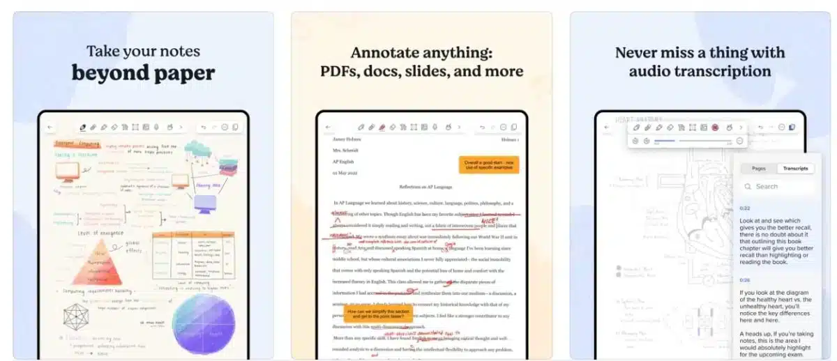 Captura Notability