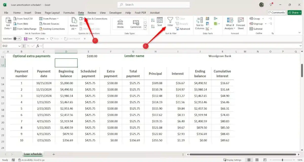 Cómo organizar datos en Excel