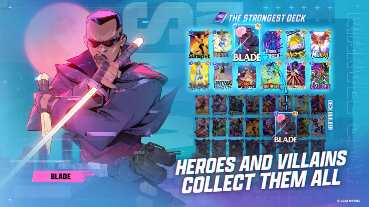 Juego de cartas con personajes de Marvel
