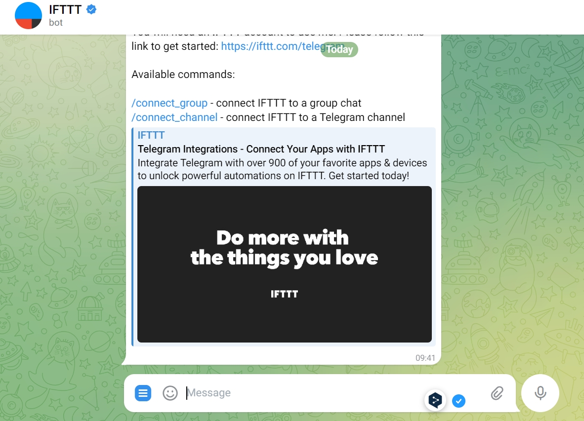 bot de telegram asistente