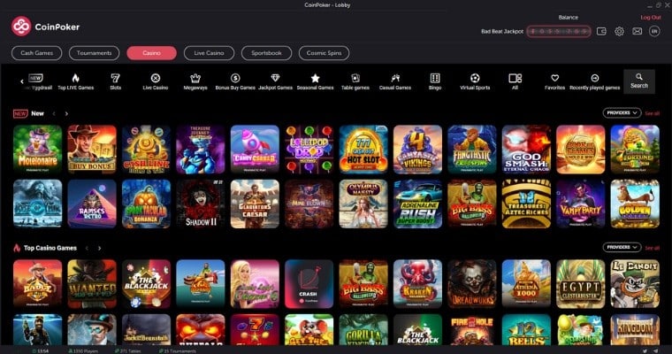 Coinpoker Casino aula