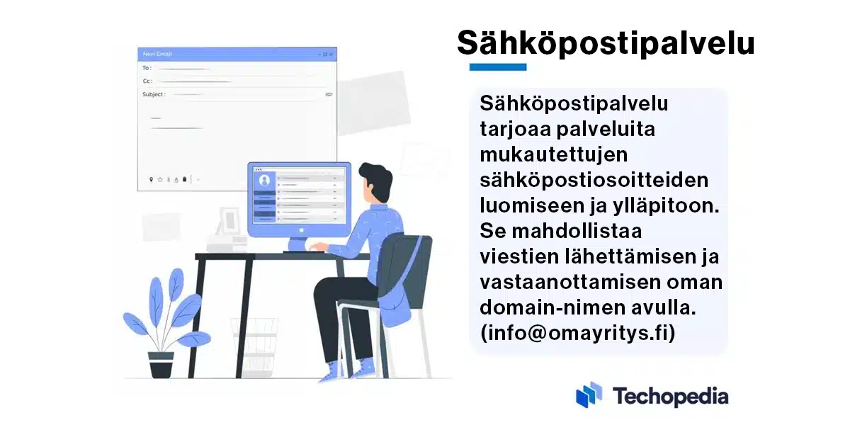 Sähköpostipalvelu tarkoittaa sähköpostiin liittyvien palveluiden tarjoamista yrityksille.