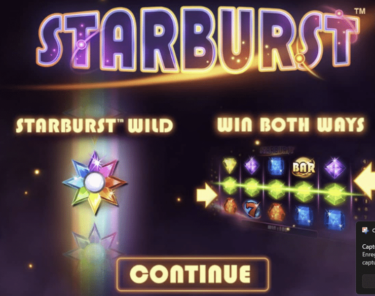 Comment jouer à la machine à sous Starburst ?