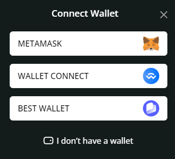 Connecter son wallet