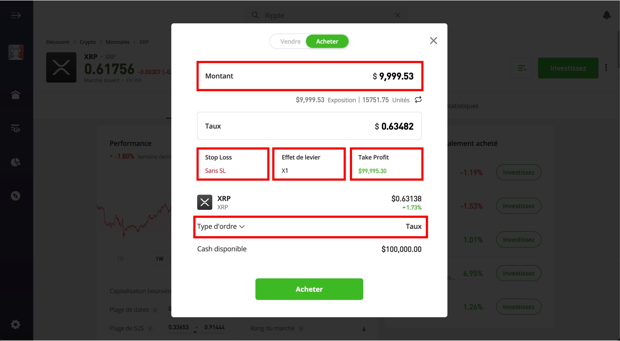 eToro - XRP