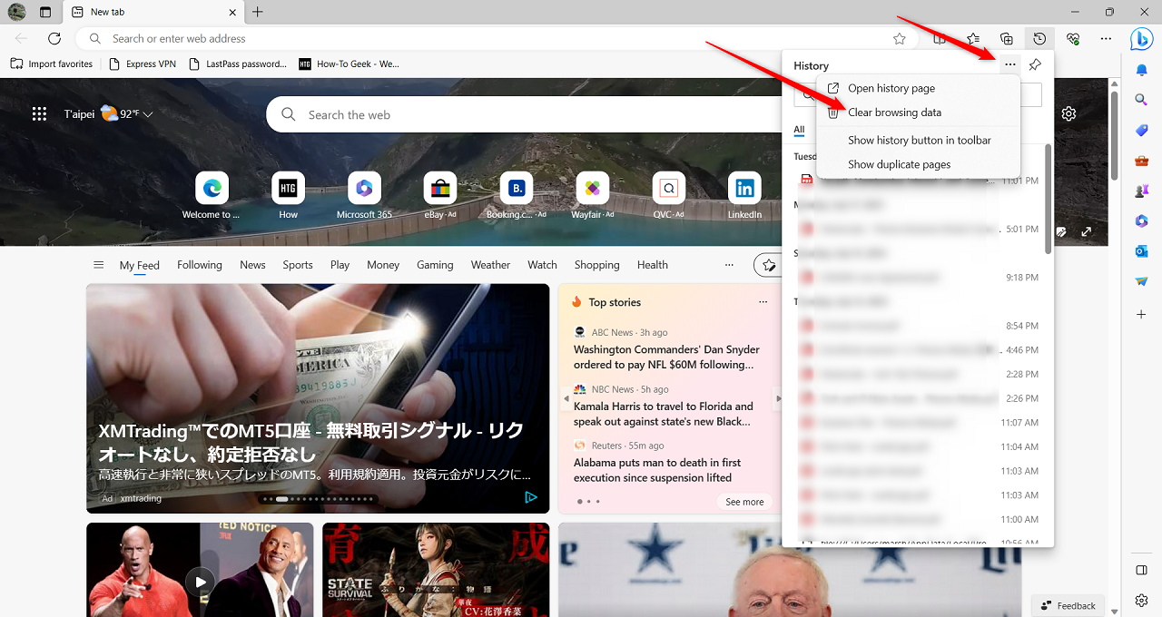 comment effacer historique de recherche n'importe quel navigateur