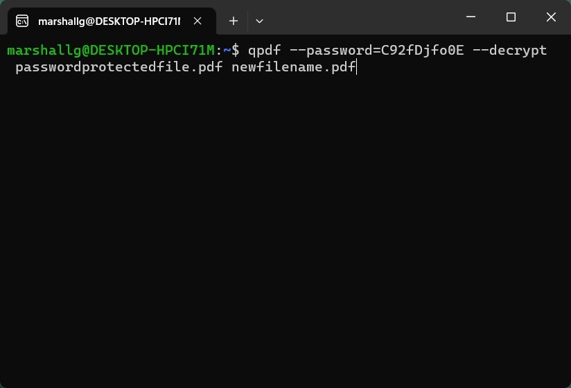 comment supprimer mot de passe fichier pdf