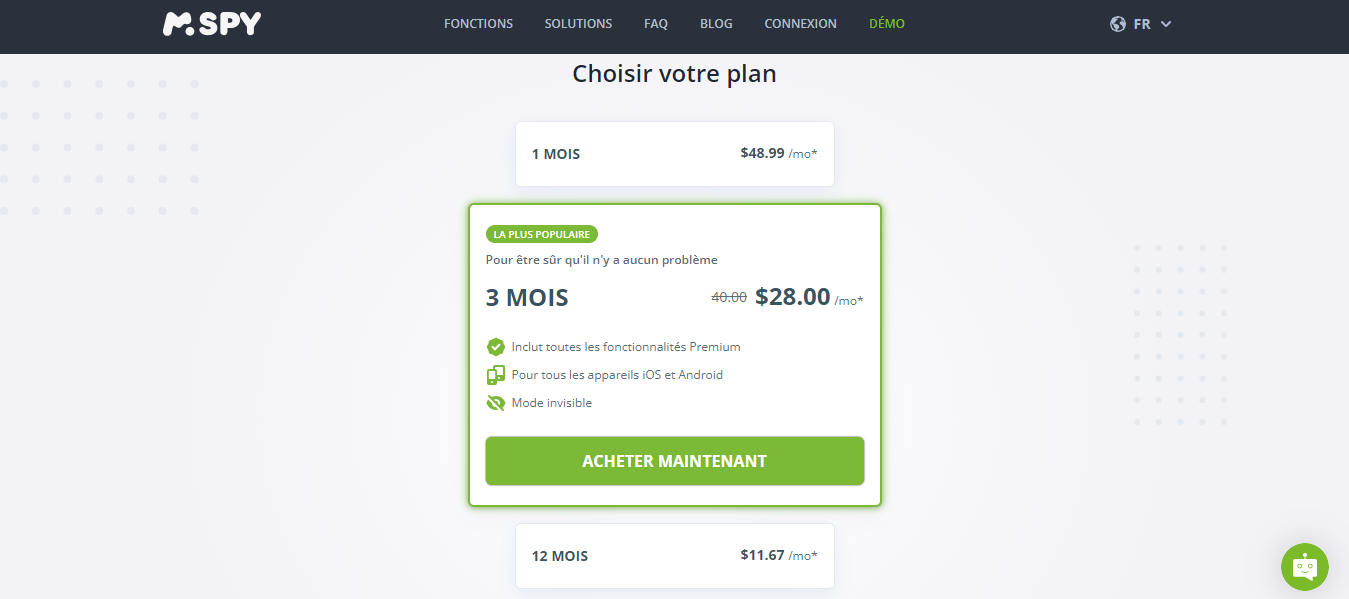 Commencez votre surveillance de WhatsApp