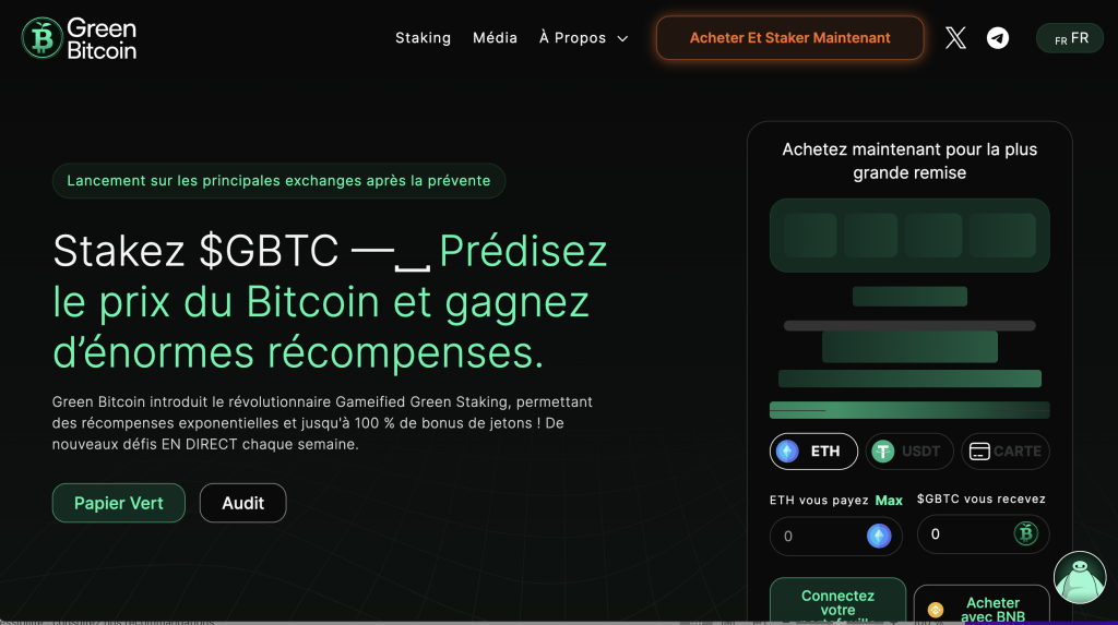 Prévisions du cours du Green Bitcoin en 2024