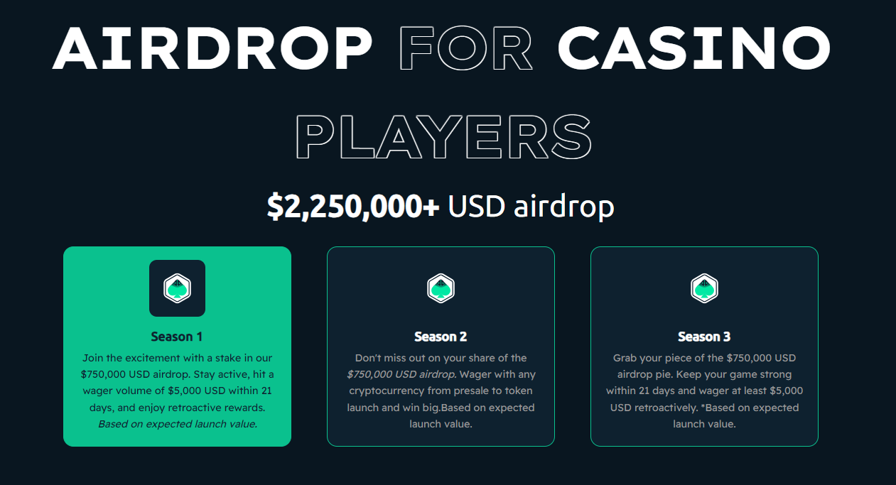 airdrop mega dice