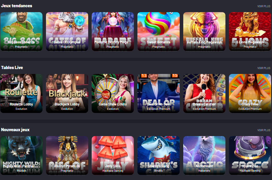 Commencez à jouez sur le casino !