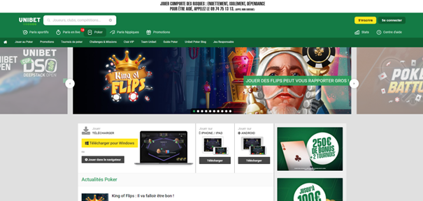 Quel est le bonus de bienvenue d'Unibet ?