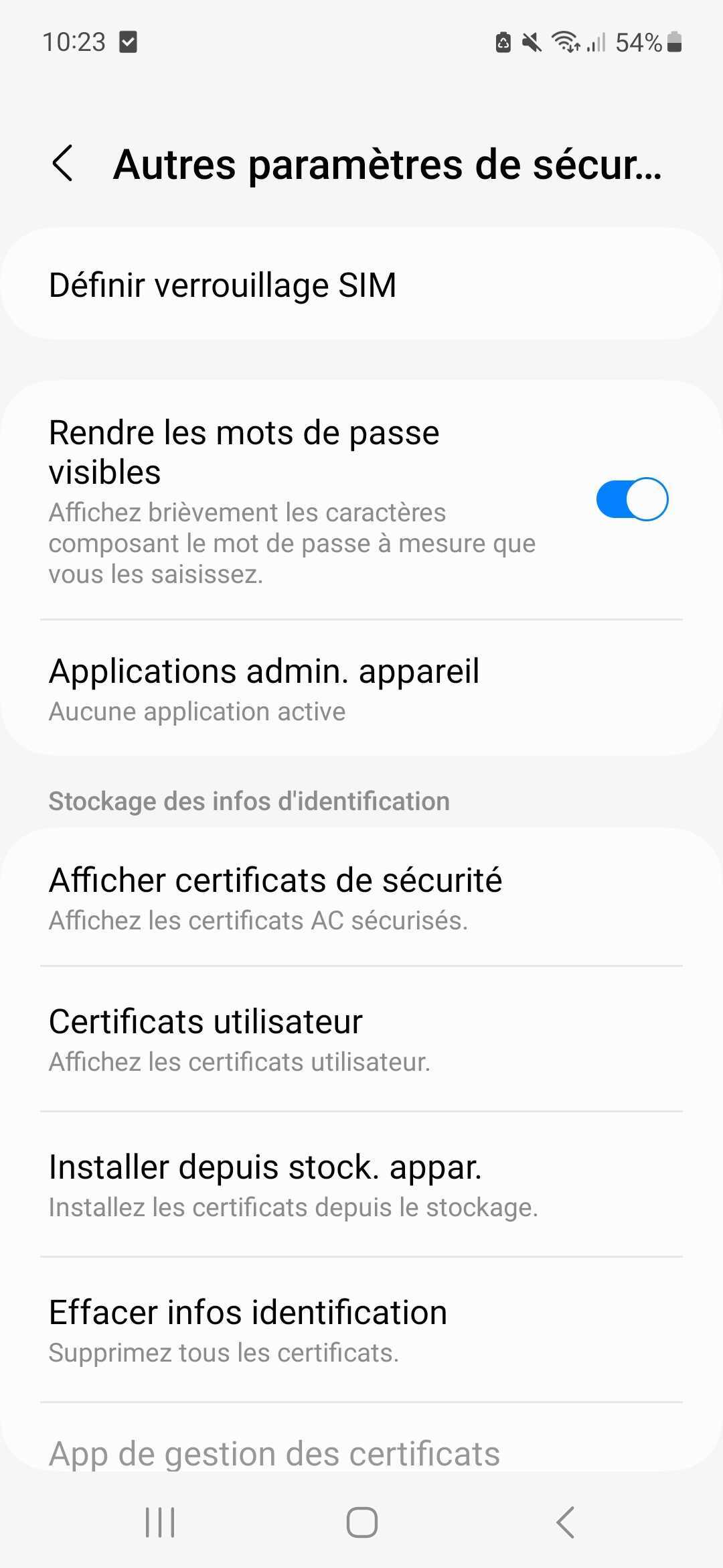Vérifier les droits d'administrateur