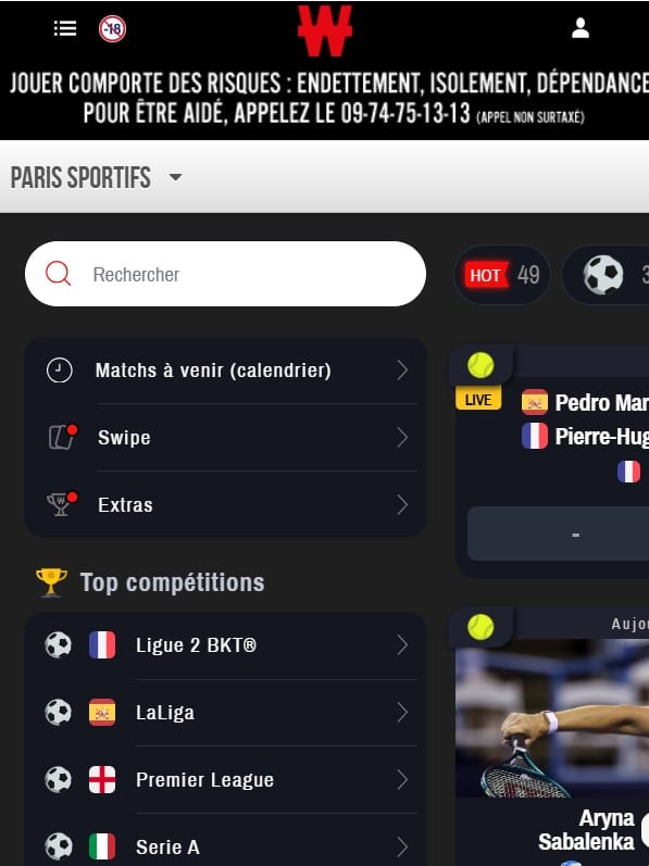 Winamax casino retrait rapide