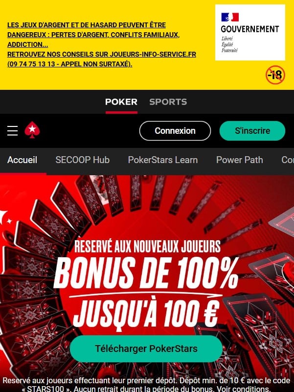 pokerstars casino avec un fast payout