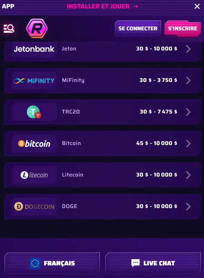 Quelles cryptos jouer sur les casinos crypto ?