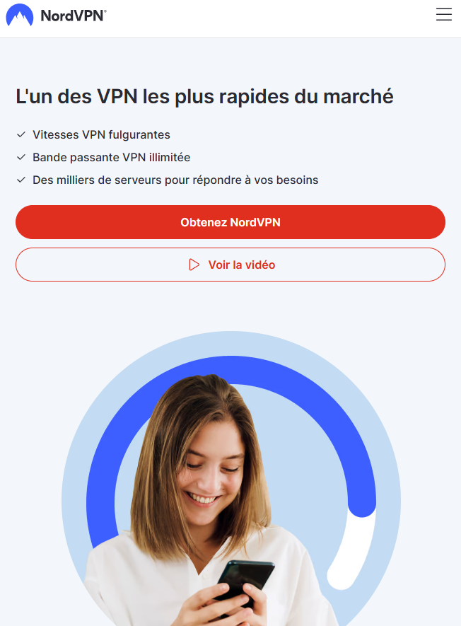 NordVPN le plus rapide du marché