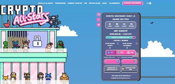 Rendez-vous sur https://cryptoallstars.io/fr/