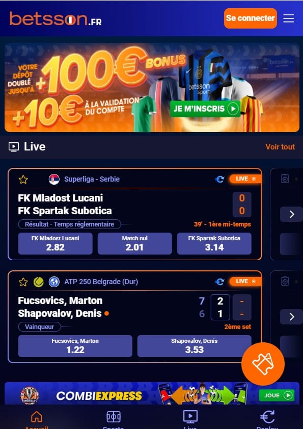 Betsson meilleur bookmaker francais