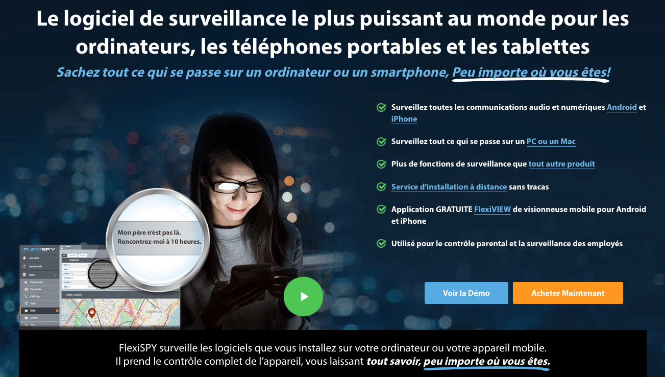 1 - Rendez-vous sur le site de FlexiSPY 