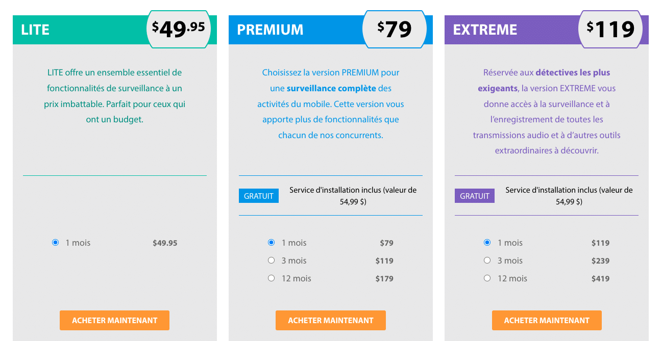 2 - Sélectionnez un abonnement